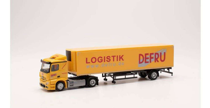 Herpa DEFRU Mercedes Benz Actros Classicspace Reefer Box セミトレーラー 952934 /Herpa  1/87 ミニチュア トラック 建設機械模型 工事車両
