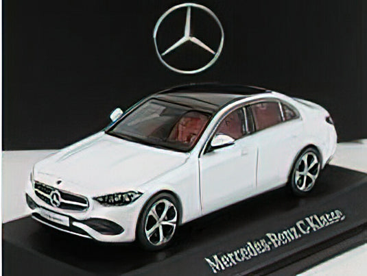 MERCEDES BENZメルセデスベンツ C-CLASS (W206) LIMOUSINE 2021 - OPALITE WHITE BRIGHT /Herpa 1/43 ミニカー