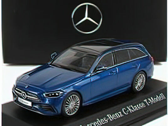 MERCEDES BENZメルセデスベンツ C-CLASS (S206) KOMBI SW STATION WAGON 2021 - SPECTRAL BLUE /Herpa 1/43 ミニカー