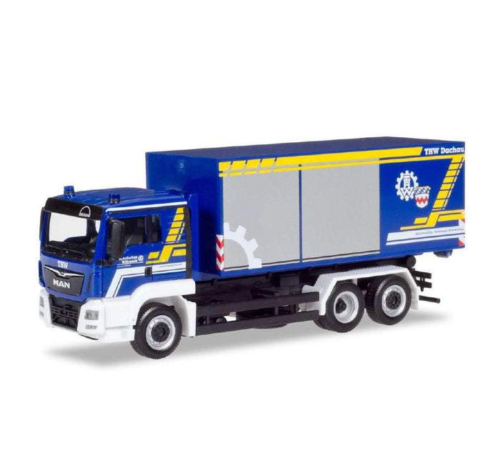 Herpa THW Technisches Hilfswerk Dachau MAN TGS L WLF /Herpa  1/87 ミニチュア トラック 建設機械模型 工事車両
