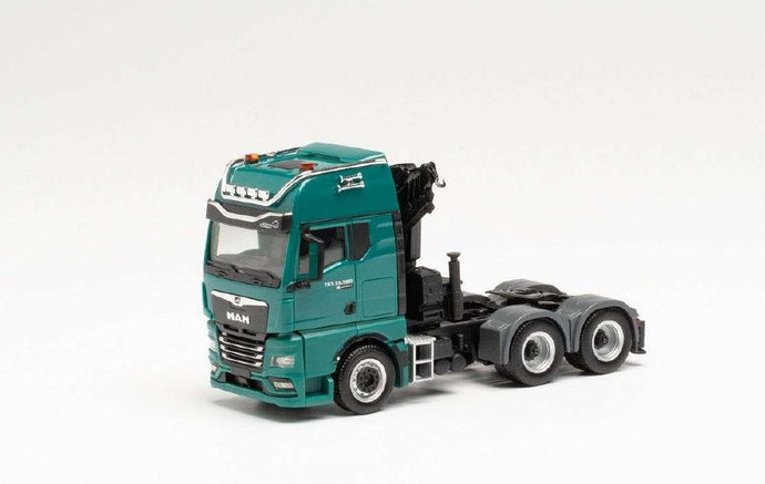 Herpa MAN TGX GX 33.580 with loading crane ZY.HE094-6360 /Herpa  1/87 ミニチュア トラック 建設機械模型 工事車両