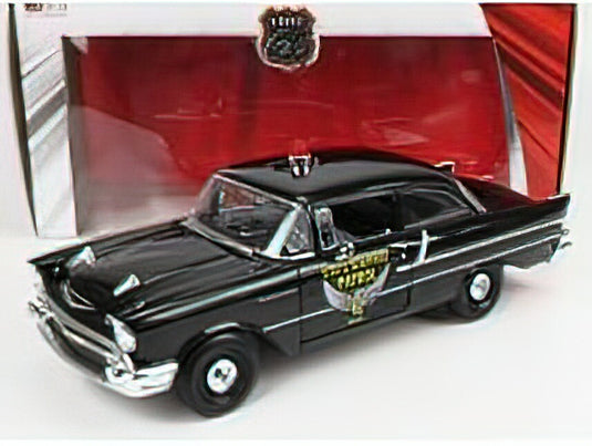 CHEVROLETシボレー 150 SEDAN OHIO STATE PATROL POLICE 1957 - BLACK /HIGHWAY61 1/18 ミニカー