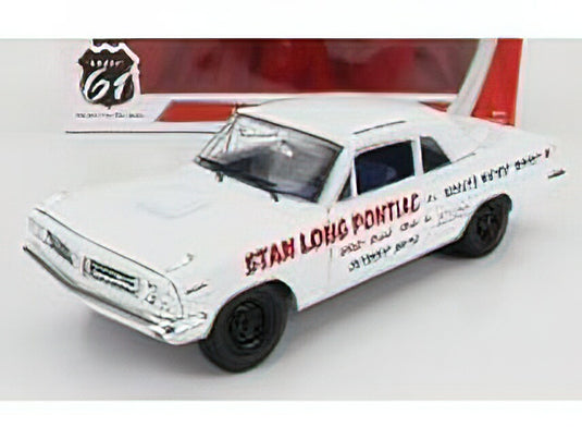 PONTIAC TEMPEST STAN LONG PONTIAC DETROIT MICHIGAN 1963 WHITE/HIGHWAY61 1/18 ミニカー