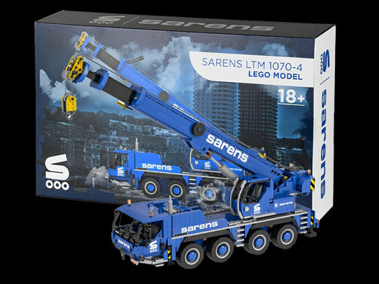 【予約】2023年発売予定SARENS LTM 1070-4 LEGO MODEL モバイルクレーン/建設機械模型 工事車両IMC 1/28 ミニチュア