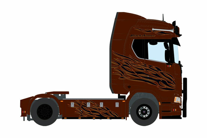 【予約】2023年発売予定BLACK AMBER NEXT GENERATION SCANIA S SERIES HIGH ROOF 4X2 トラクタ トラック/建設機械模型 工事車両IMC 1/50 ミニチュア