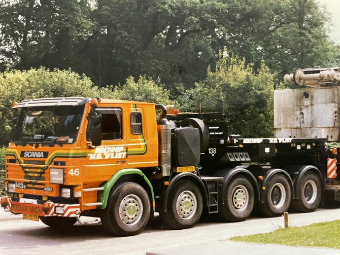 【予約】10-12月以降発売予定Holtrop Van der Vlist Scania P143E 10x4/450  トラック トレーラー /IMC  建設機械模型 工事車両 1/50 ミニカー
