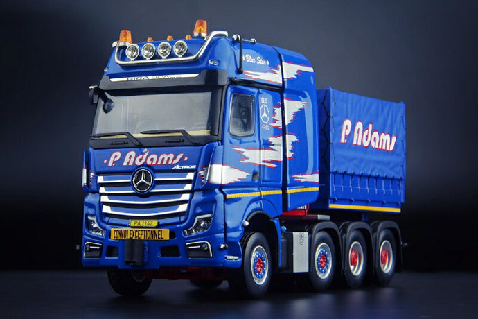 【予約】10-12月以降発売予定P. Adams Mercedes-Benz Actros Gigaspace 8x4  トラック /IMC  建設機械模型 工事車両 1/50 ミニカー