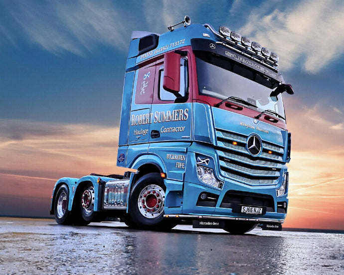 【予約】10-12月以降発売予定Robert Summers Mercedes-Benz Actros Bigspace 6x2  トラック トラクタ/IMC  建設機械模型 工事車両 1/50 ミニカー