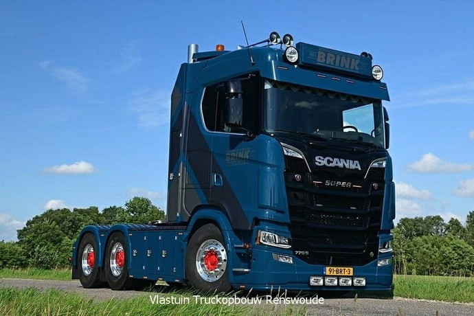 【予約】BRINK STAALBOUW SCANIA S-SERIES MIDDLE ROOF 6X4 トラックトラクタ/IMC 建設機械模型 工事車両 1/50 ミニカー