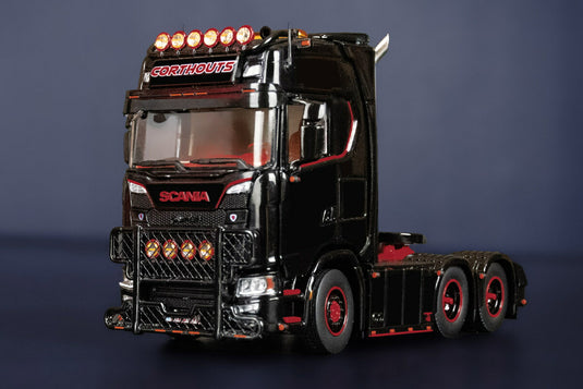 【予紁E€�E2月以降発売予定CORTHOUTS SCANIA S SERIES HIGH ROOF 6X4トラチE‚¯ トラクタ/IMC  1/50 ミニチュア 建設機械模垁E工事車両