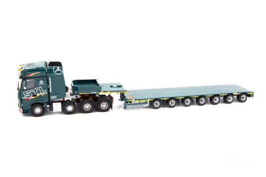 STL Mercedes Benz Actros Gigaspace Nooteboom low loader /IMC  1/50 ミニチュア 建設機械模垁E工事車両