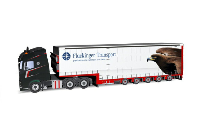 【予約】1-3月以降発売予定Fluckinger Volvo FH04 globetrotter 6x4 with Meusburger 5 axle トラック /建設機械模型 工事車両 IMC 1/50 ミニカー