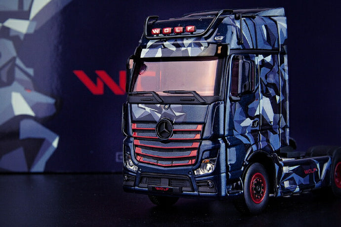 【予約】2021年1月-3月以降発売予定Mercedes Benz Actros Gigaspace 4x2 Limited Specials ''Actros Wolf''トラック  トラクタヘッド/IMC 1/50 建設機械 模型ミニカー  はたらく車