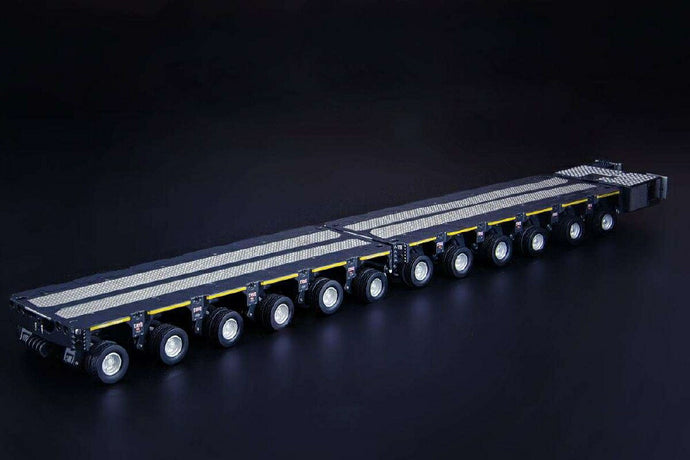 Gray Series Kamag K25 Modular Semitrailer PPU and Drawbar トレーラー /IMC  1/50 ミニチュア 建設機械模垁E工事車両