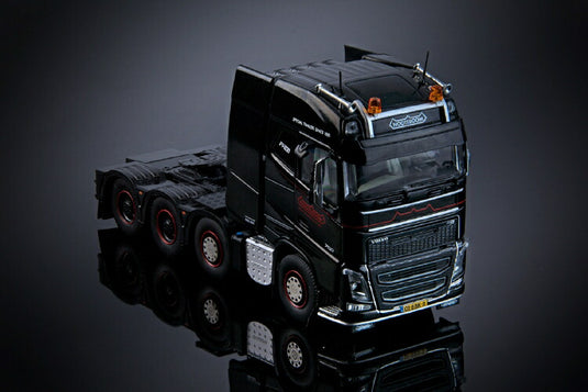 Black Series - 7-axle Ballasttrailer with Volvo FH04 Globetrotter トレーラー /建設機械模型 工事車両 IMC 1/50 ミニカー