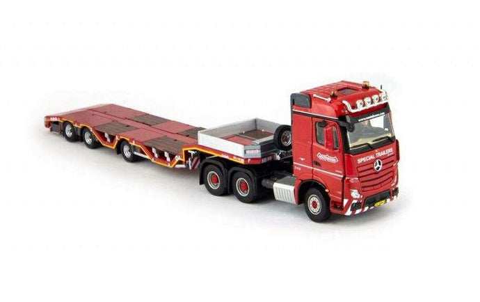 Mercedes Benz ActrosメルセチE‚¹ベンチE‚¢クトロス Gigaspace MCOS Semilowlaoder /IMC  1/50 ミニチュア 建設機械模垁E工事車両