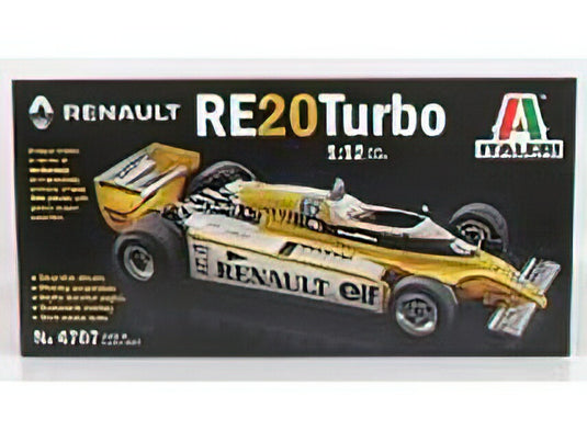 RENAULT - F1 RE20 TURBO N 16 SEASON 1980 R.ARNOUX - N 15 J.P.JABOUILLE - YELLOW WHITE / プラモデル 模型/ITALERI  1/12