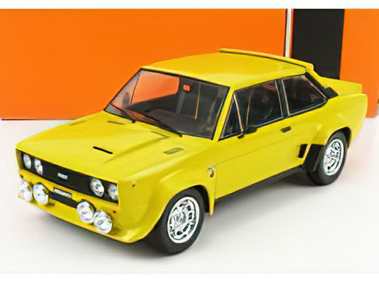 FIAT - 131 ABARTH (night version) BASE RALLY 1980 - YELLOW /IXO 1/18 ミニカー