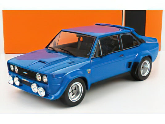 FIAT - 131 ABARTH (night version) BASE RALLY 1980 - BLUE /IXO 1/18 ミニカー