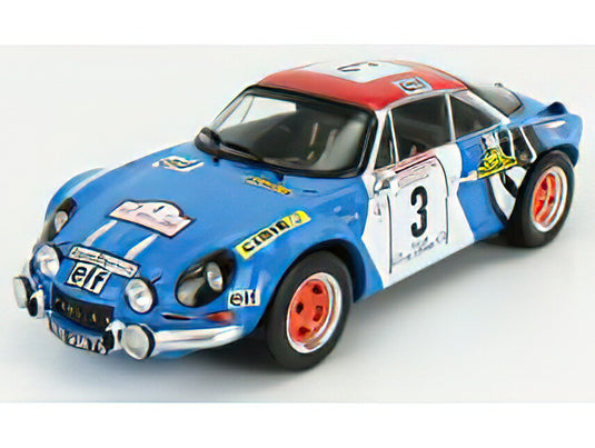 Alpine Renault A110 3号車 ツール・ド・コルス 1973 B.Darniche A.Mahe/ IXO 1/18 ミニカー