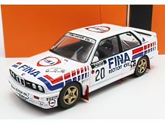 BMW - 3-SERIES M3 (E30) TEAM BMW FINA N 20 RALLY 1000 LAKES 1989 M.DUEZ -  A.LOPES - WHITE RED BLUE /IXOイクソ 1/18 ミニカー