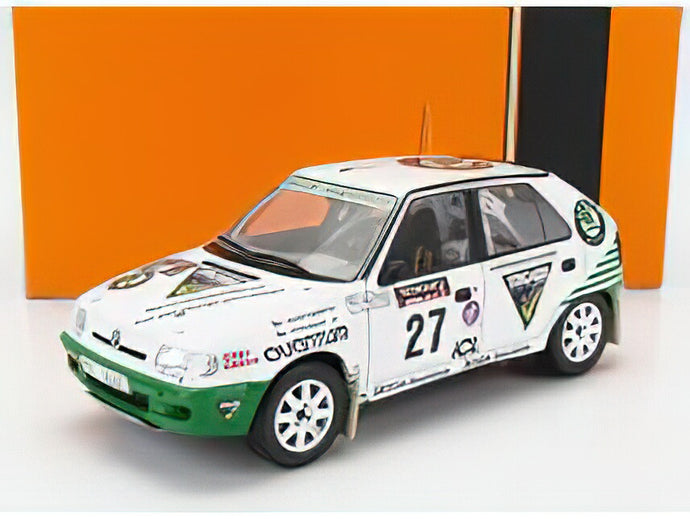 SKODA - FELICIA N 27 RALLY RAC LOMBARD 1995 P.SIBERA P.GROSS  /IXO 1/18 ミニカー