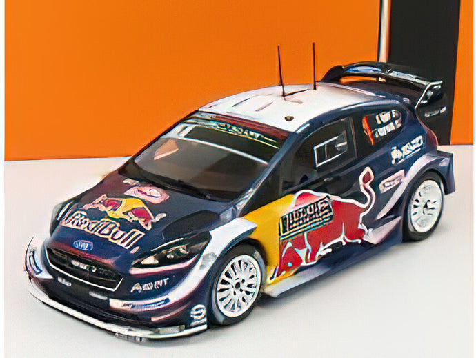 MS Sport Red Bull ラリーモンテカルロ Ford Fiesta WRC 2018 No.1 S. Ogier J. Ingrassia / IXO 1/24 ミニカー