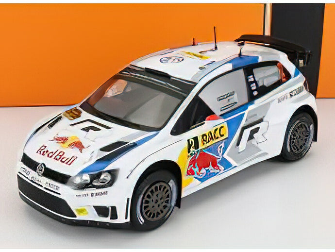VOLKSWAGEN  POLO R WRC RED BULL N 2 RALLY CATALUNYA 2014 J.M.LATVALA - M.ANTTILA/IXO 1/24ミニカー