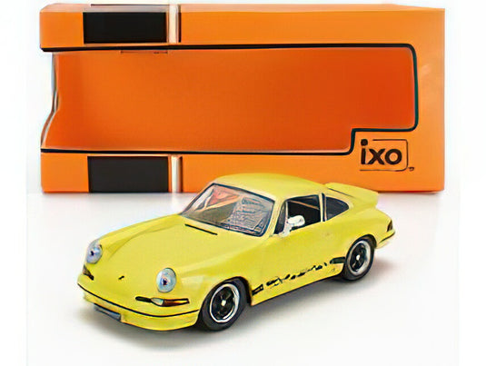 PORSCHE - 911 CARRERA RS 2.7 COUPE 1973 - YELLOW /IXO 1/43 ミニカー