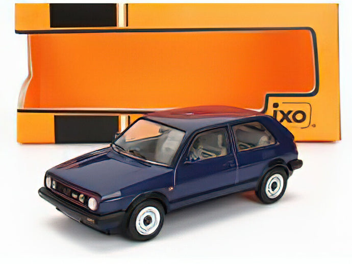 VOLKSWAGEN - GOLF MKII GTi 1984 - BLUE /IXO 1/43 ミニカー