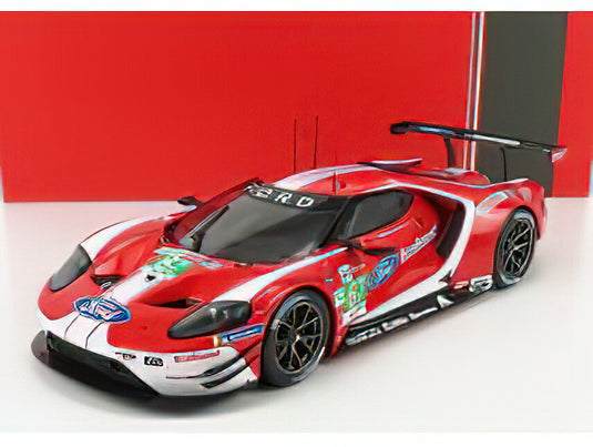 FORD USA  GT FORD ECOBOOST 3.5L CHIP GANASSI UK N 67 4th LMGTE PRO CLASS 24h LE MANS 2019  WHITE /IXO 1/18 ミニカー