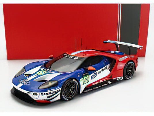 FORD USA GT 3.5L TURBO V6 CHIP GANASSI UK N 68 LMGTE PRO 24h LE MANS 2017 J.HAND/IXO 1/18ミニカー