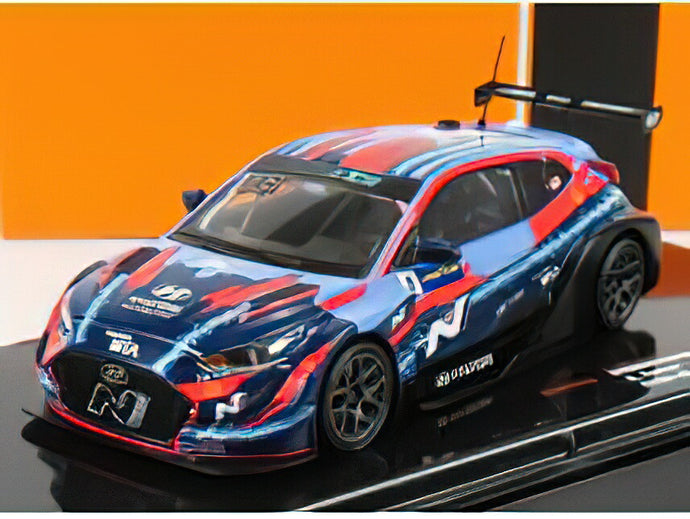 HYUNDAI - VELOSTER N 8 ETCR SEASON 2021 A.FARFUS - 2 TONE BLUE RED /IXO 1/43 ミニカー