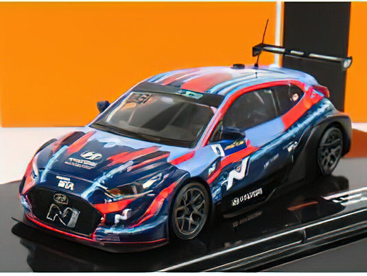 HYUNDAI - VELOSTER N 8 ETCR SEASON 2021 A.FARFUS - 2 TONE BLUE RED /IXO 1/43 ミニカー
