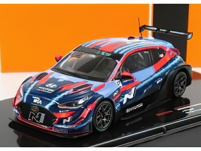 HYUNDAI - VELOSTER N 27 ETCR SEASON 2021 L.FILIPPI - 2 TONE BLUE RED /IXO 1/43 ミニカー
