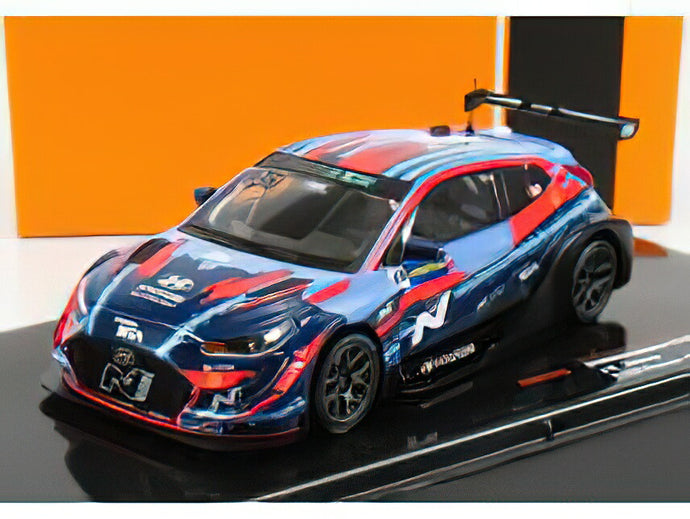 HYUNDAI - VELOSTER N 69 ETCR SEASON 2021 J.K.VERNAY - 2 TONE BLUE RED /IXO 1/43 ミニカー