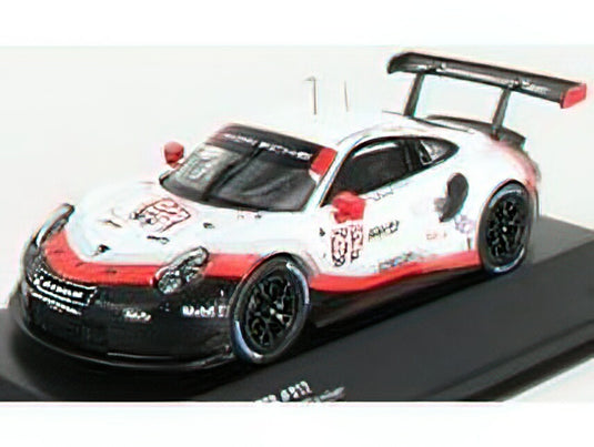 PORSCHEポルシェ - 911 991 RSR PORSCHEポルシェ GT TEAM N 912 3rd GTLM CLASS 24h DAYTONA 2018 E.BAMBER - L.VANTHOOR - M.JAMINET - WHITE /IXOイクソ 1/43 ミニカー