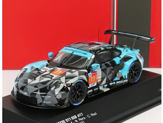 PORSCHE - 911 991 RSR 4.0L TEAM DEMPSEY PROTON RACING N 77 24h LE MANS 2020 M.CAMPBELL - R.PERA - C.RIED - GREY BLACK LIGHT BLUE /IXO 1/43 ミニカー