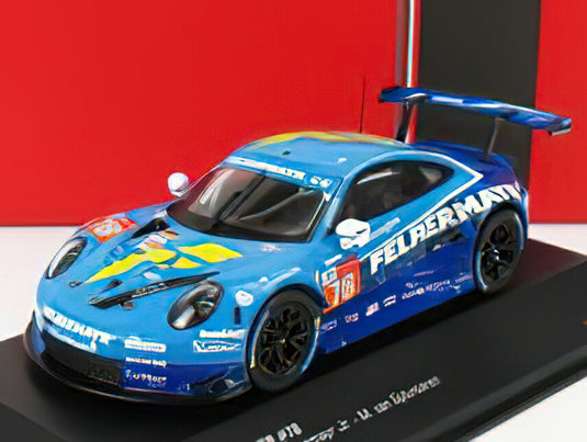 PORSCHE - 911 991 RSR 4.0L TEAM PROTON COMPETITION N 78 24h LE MANS 2020 M.BERETTA - H.FELBERMAYR JR.- M.VAN SPLUNTEREN - 2 TONE BLUE /IXO 1/43 ミニカー