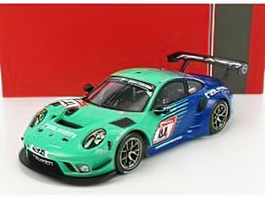 PORSCHEポルシェ - 911 991-2 GT3 R TEAM FALKEN MOTORSPORT N 44 24h NURBURGRING 2019 K.BACHLER - J.BERGMEISTER - M.RAGGINGER - D.WERNER - 2 TONE BLUE /IXOイクソ 1/18 ミニカー