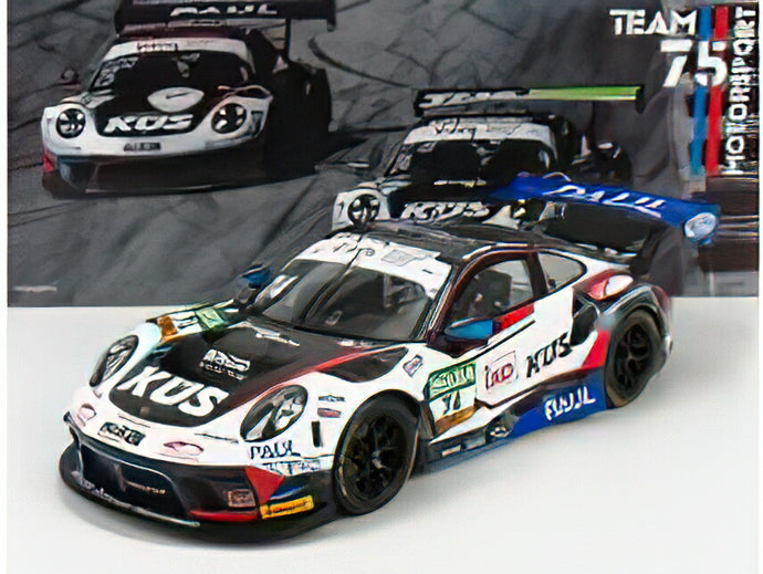 PORSCHE - 911 991 GT3 R TEAM KUS 75 BERNHARD N 74 ADAC GT MASTERS 2021 J.ERIKSSON - D.PEREIRA 特注モデル /IXO 1/18 ミニカー