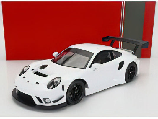 PORSCHEポルシェ 911 991 GT3 R PLAIN BODY VERSION COUPE 2019 - WHITE /IXO  1/18 ミニカー