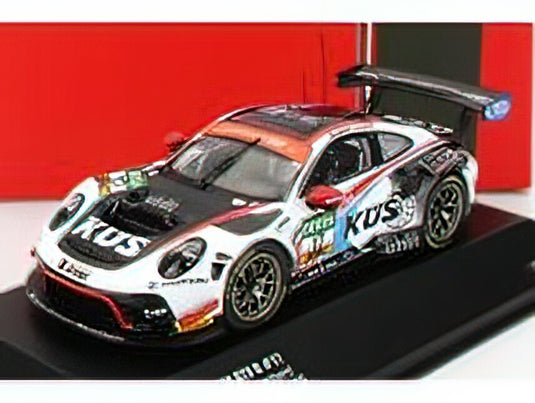 PORSCHEポルシェ - 911 991-2 GT3-R TEAM KUS BERNHARD N 17 ADAC GT MASTERS 2019 K.BACHLER - T.BERNHARD - WHITE RED BLACK /IXOイクソ 1/43 ミニカー