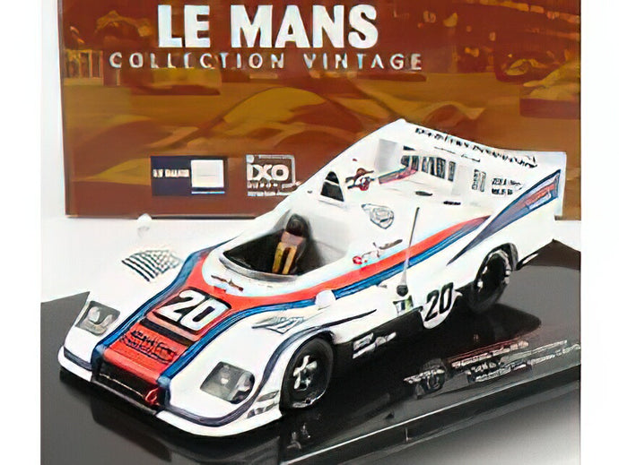 PORSCHE - 936 2.1L TURBO TEAM MARTINI RACING PORSCHE SYSTEM N 20 WINNER 24h LE MANS 1976 J. ICKX - G.VAN LENNEP - WHITE RED /IXO 1/43 ミニカー