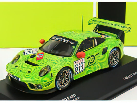 PORSCHE  911 991-2 GT3 R TEAM MANTHEY RACING N 911 24h VLN NURBURGRING 2018 L.VANTHOOR/IXO 1/43ミニカー