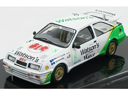 FORD ENGLAND - SIERRA RS 500 N 8 WINNER MACAU GUIA RACE 1989 T.HARVEY - WHITE GREEN /IXO 1/43 ミニカー