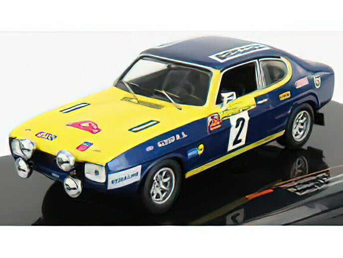 Ford Capri 2号車 ラリーバルト 1972 W.Rohrl J.Berger/ IXO 1/43 ミニカー