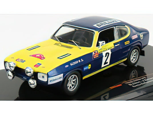 Ford Capri 2号車 ラリーバルト 1972 W.Rohrl J.Berger/ IXO 1/43 ミニカー