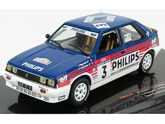RENAULT - R11 TURBO N 3 RALLY TOUR DE CORSE 1987 J.RAGNOTTI - P.THIMONIER - BLUE WHITE RED /IXO 1/43 ミニカー