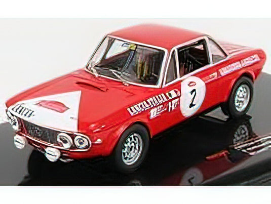 Lancia Fulvia 1600 Coupe HF 2号車 Marlboro ラリーサンレモ 1972 デカール付 A.Ballestrieri A.Bernacchini/ IXO 1/43 ミニカー